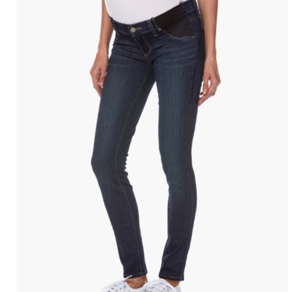 PAIGE SIDE PANEL VERDUGO ULTRA SKINNY MATERNITY